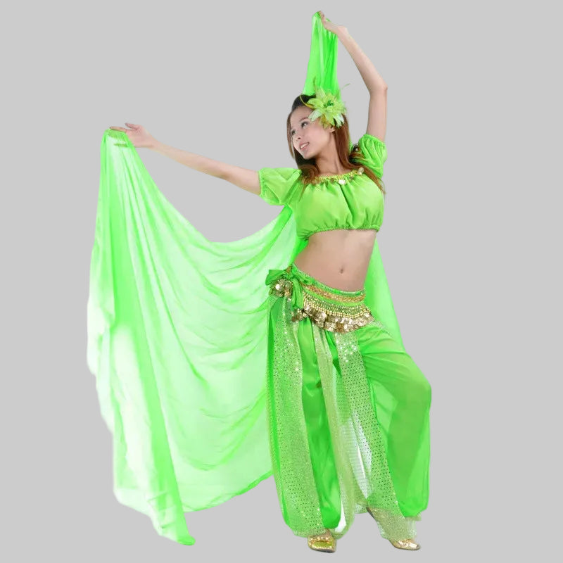 Belly Dance Chiffon Veil - Rectangle Performance Scarf 250cm x 120cm