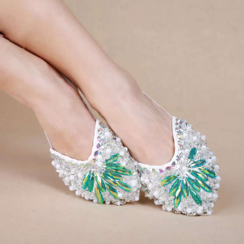 Sequin Belly Dance Toe Pads | Beaded Foot Thong