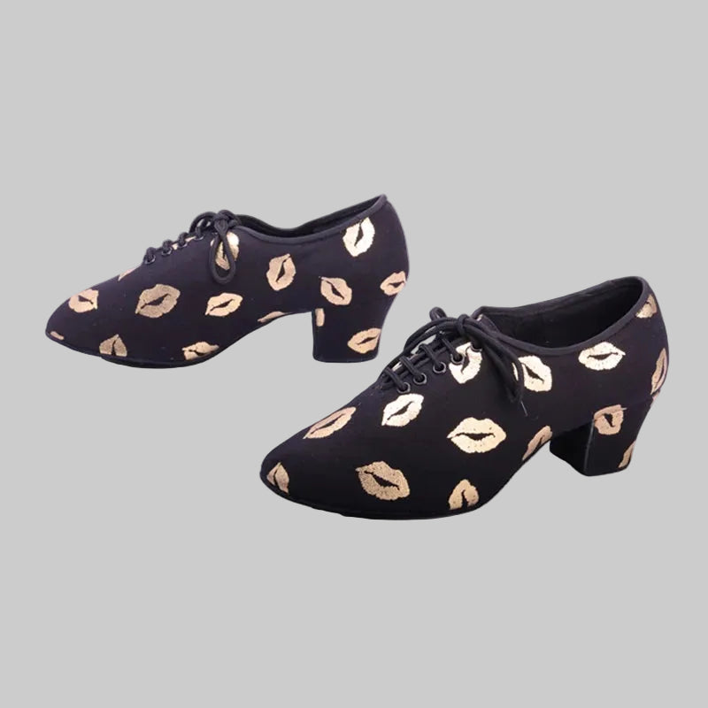 Women's Latin Dance Shoes - Professional Ballroom Sneakers