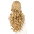 Blonde Lace Front Wig | Long Wavy Synthetic | 26 Inches