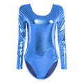 Metallic Long-Sleeve Bodysuit Leotard | 6 Colors