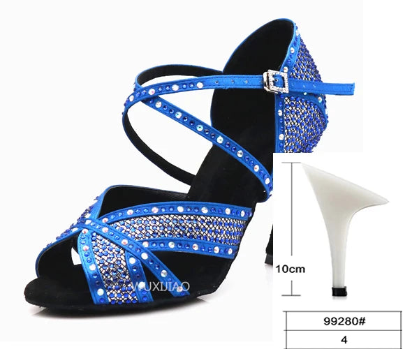 Rhinestone Latin Dance Heels | Multi-Style
