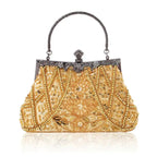 Vintage Beaded Evening Clutch | Sequin Crossbody Bag