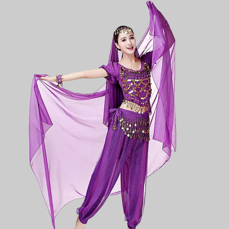 Belly Dance Chiffon Veil - Rectangle Performance Scarf 250cm x 120cm