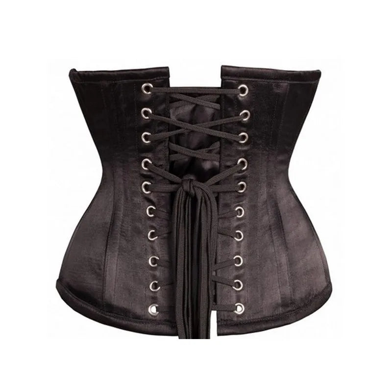 Steel-Boned Underbust Corset | Lace-Up | Waist Trainer