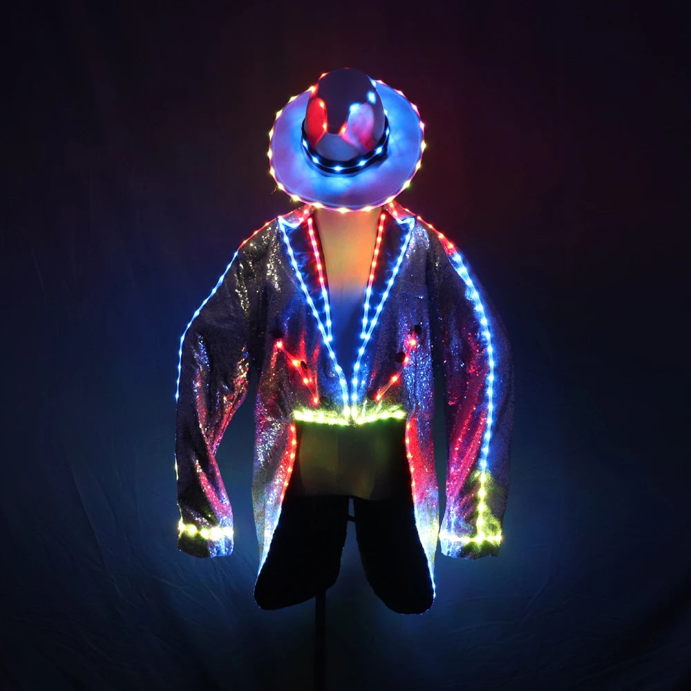 Men’s LED Stage Costume | RGB