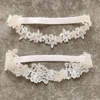 Lace Garter Set | Rose & Floral | Bridal, Burlesque & Gothic