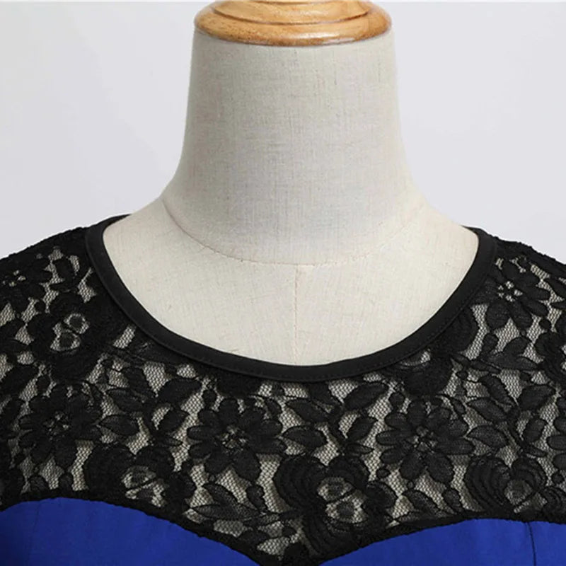 Lace Swing Dress | Vintage A-Line | Knee-Length