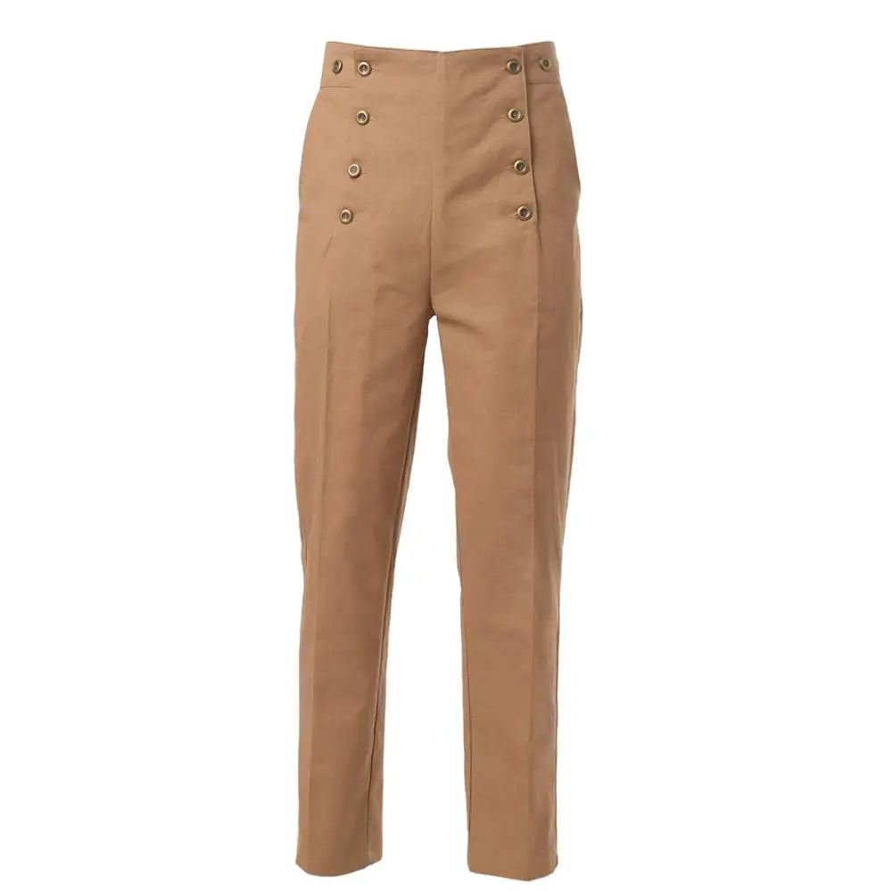 Victorian Steampunk Suspender Pants | High Waist | Men