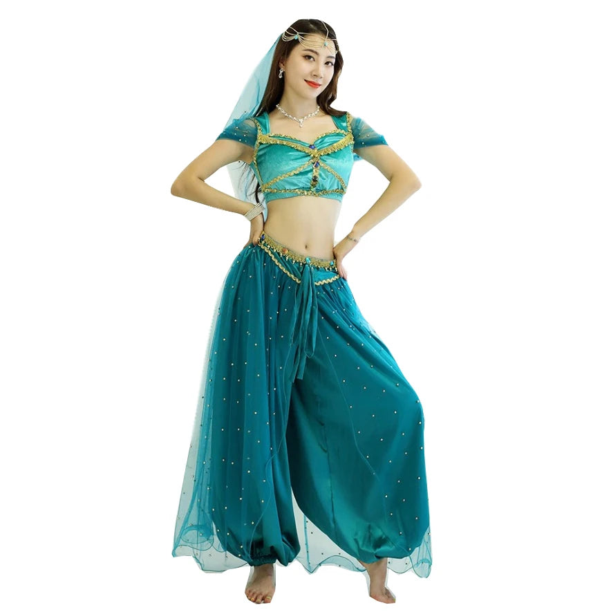 Arabian Princess Costume Set | 3-Piece | Girls & Adult