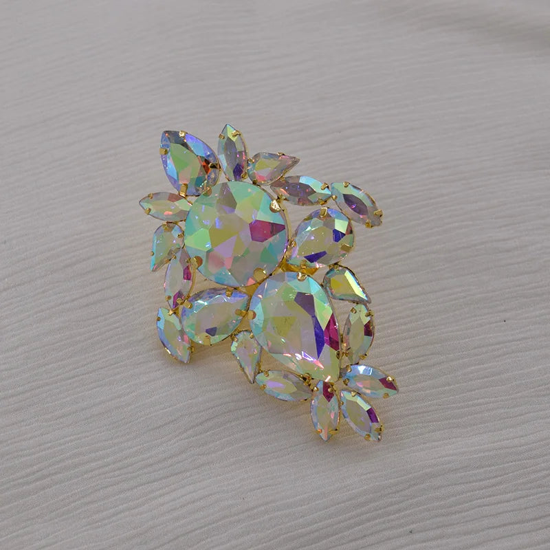 Statement Rhinestone Ring | Oversized Sparkle