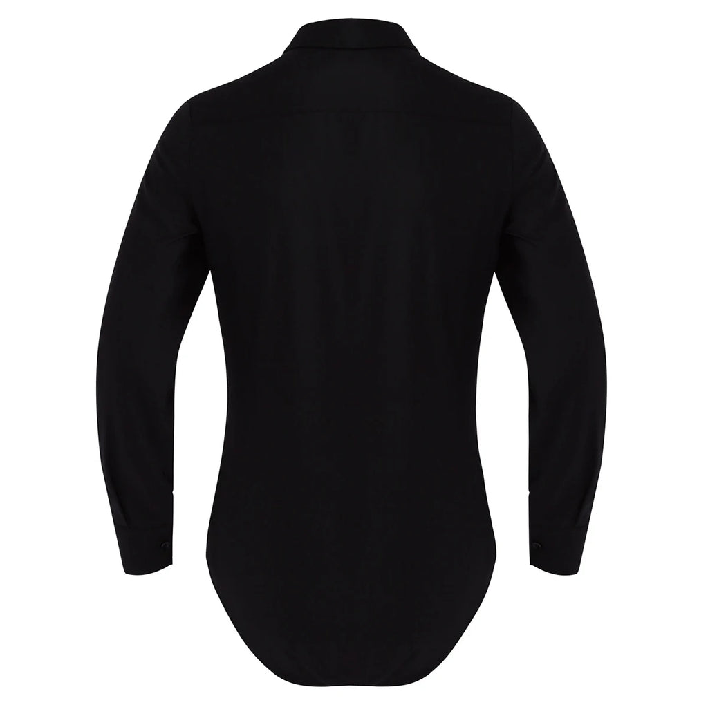 Men’s Dance Bodysuit | Button-Front Shirt