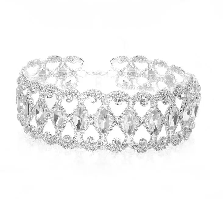 Rhinestone Choker | Vintage Lattice