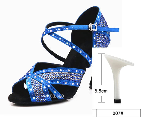 Rhinestone Latin Dance Heels | Multi-Style