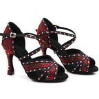 Rhinestone Latin Dance Heels | Multi-Style