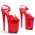 9-Inch Clear Platform Sandals