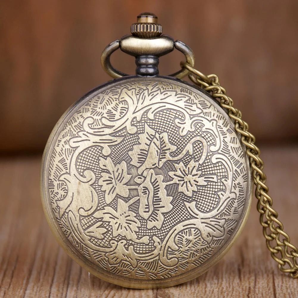 Steampunk Pocket Watch | Bronze Gear Detail