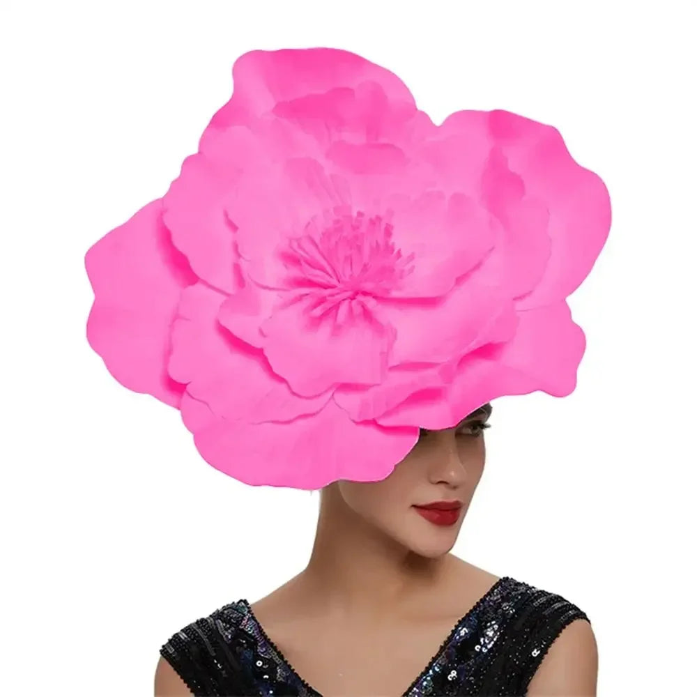 Oversized Rose Fascinator Headband | 40cm | Showgirl | 19 Colors