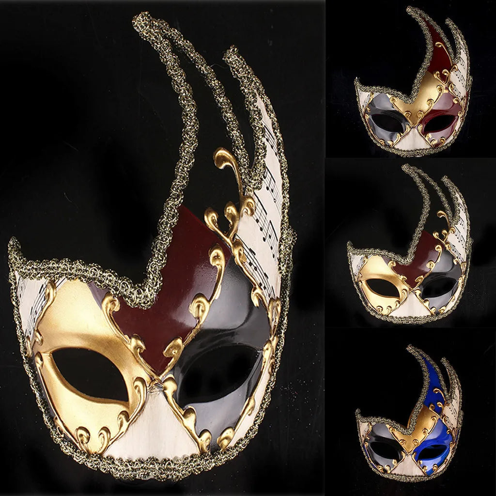 Venetian Masquerade Half-Face Mask | 14 Colors