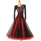 Ombre Ballroom Dance Dress | Waltz Competition Gown | XXS-XXL