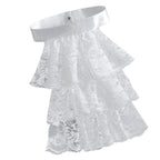 Victorian Ruffled Jabot Collar | Detachable | 3 Styles