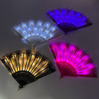 LED Lace Hand Fan | Light-Up Dance & Performance Fan