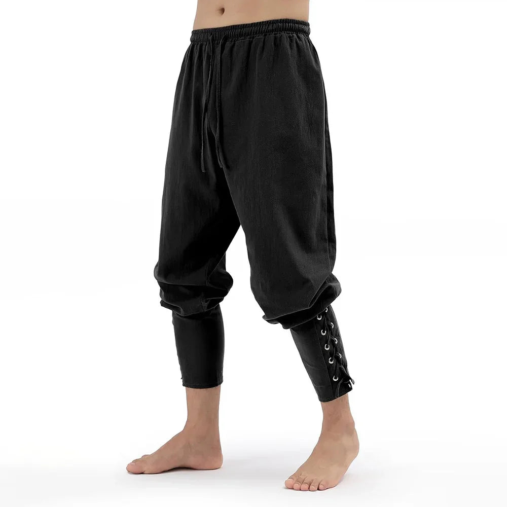 Men’s Medieval Trousers | Lace-Up Cuffs