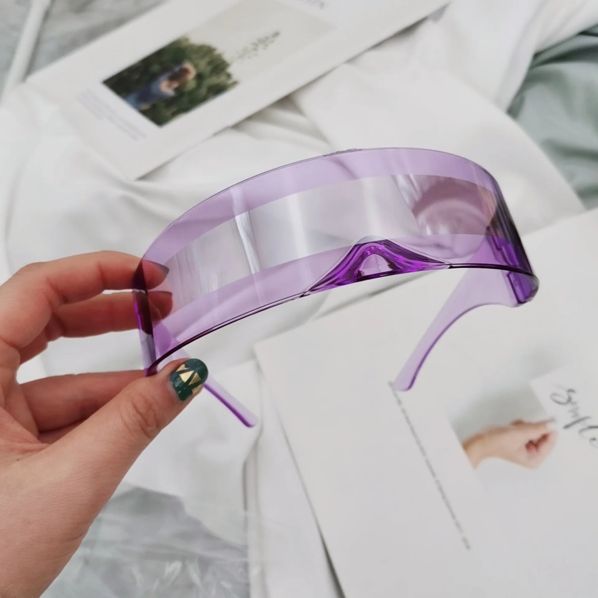 Visor Sunglasses | Futuristic Mirror Lens | Unisex
