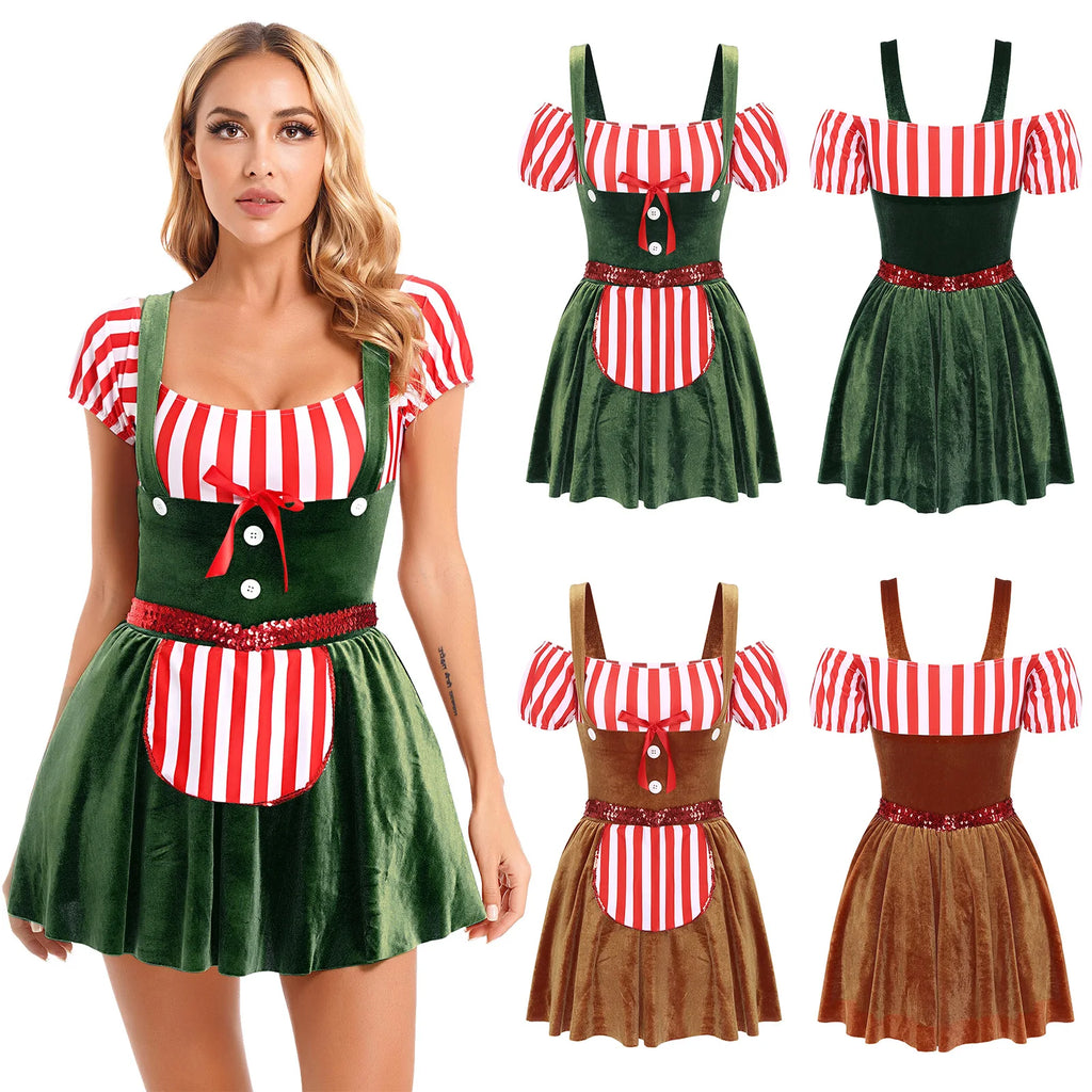 Gingerbread Costume Dress | Candy Stripes
