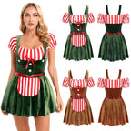 Gingerbread Costume Dress | Candy Stripes