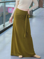 Belly Dance Training Set | 2-Piece | Long Sleeve & Bodycon Skirt