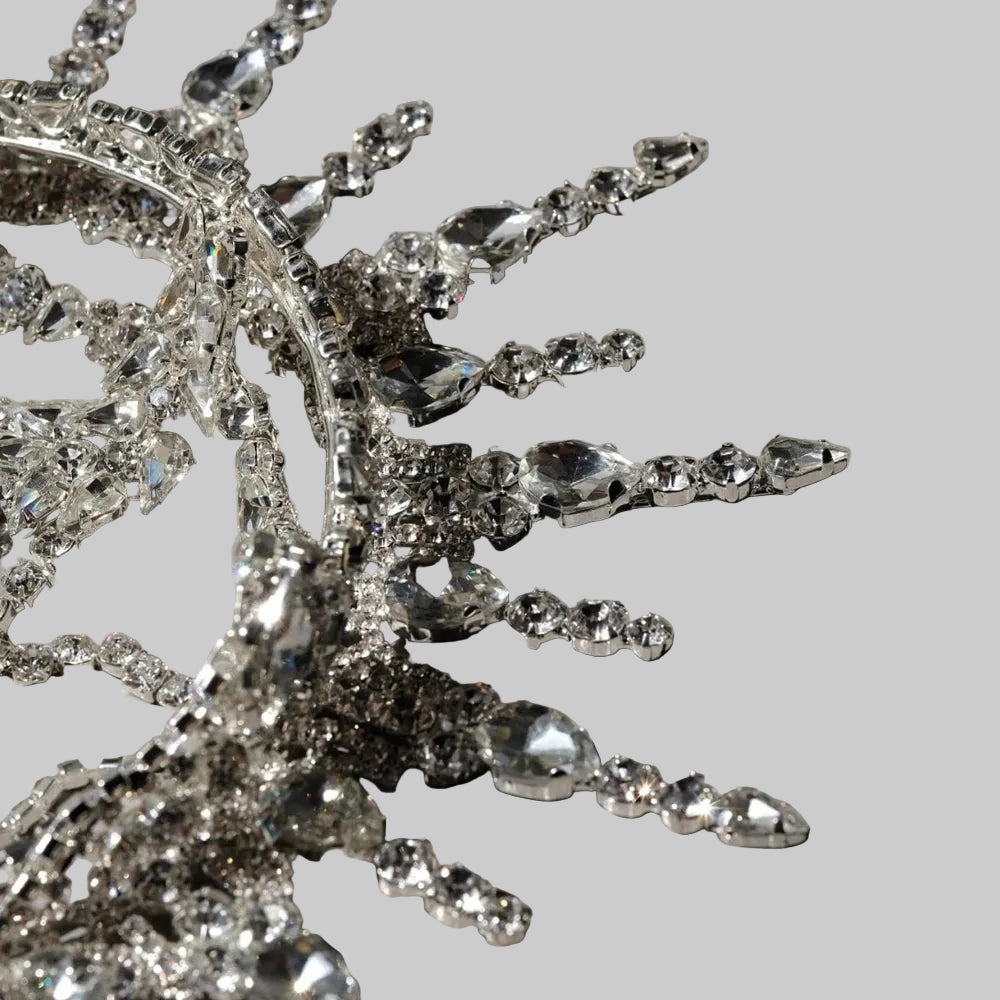 Rhinestone Copper Statement Headpiece