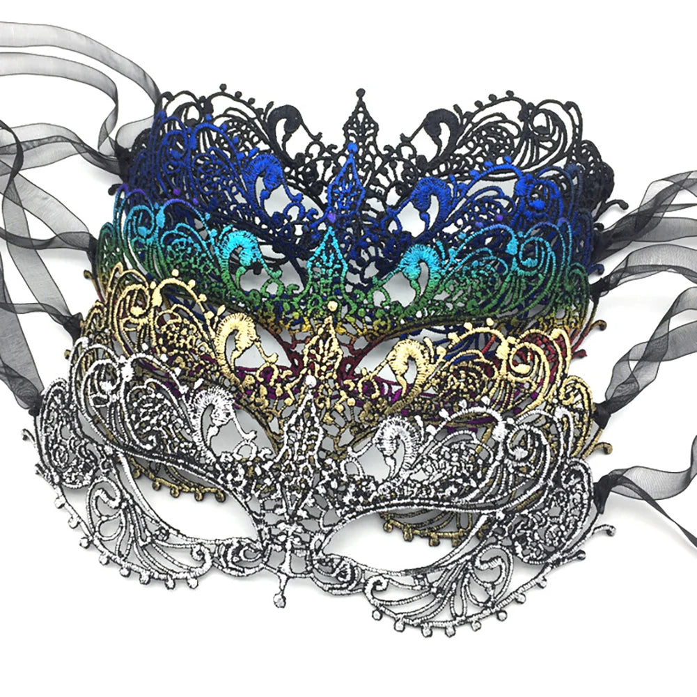 Lace Masquerade Eye Mask | Hollow Filigree | 28 Styles