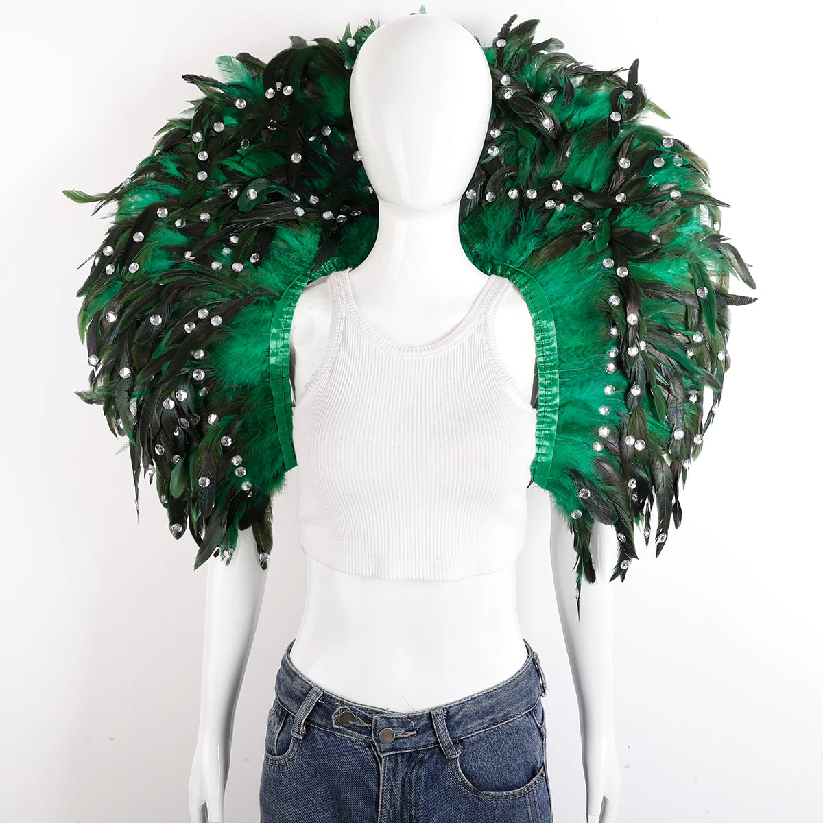 Oversized Feather Shoulder Wrap | Carnival & Stage | 29 Colours