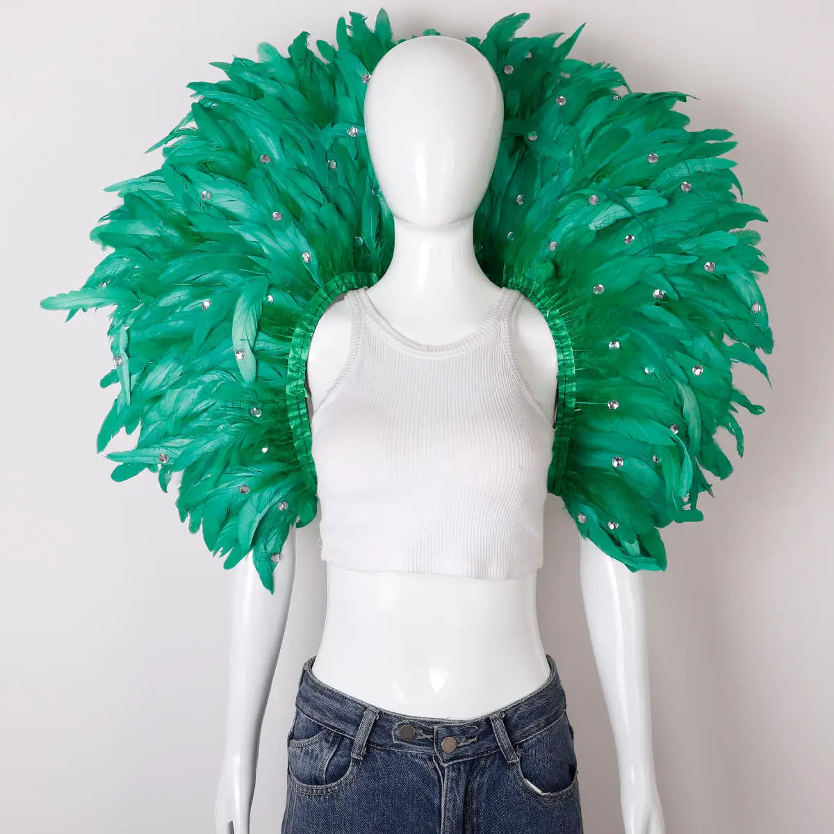 Oversized Feather Shoulder Wrap | Carnival & Stage | 29 Colours