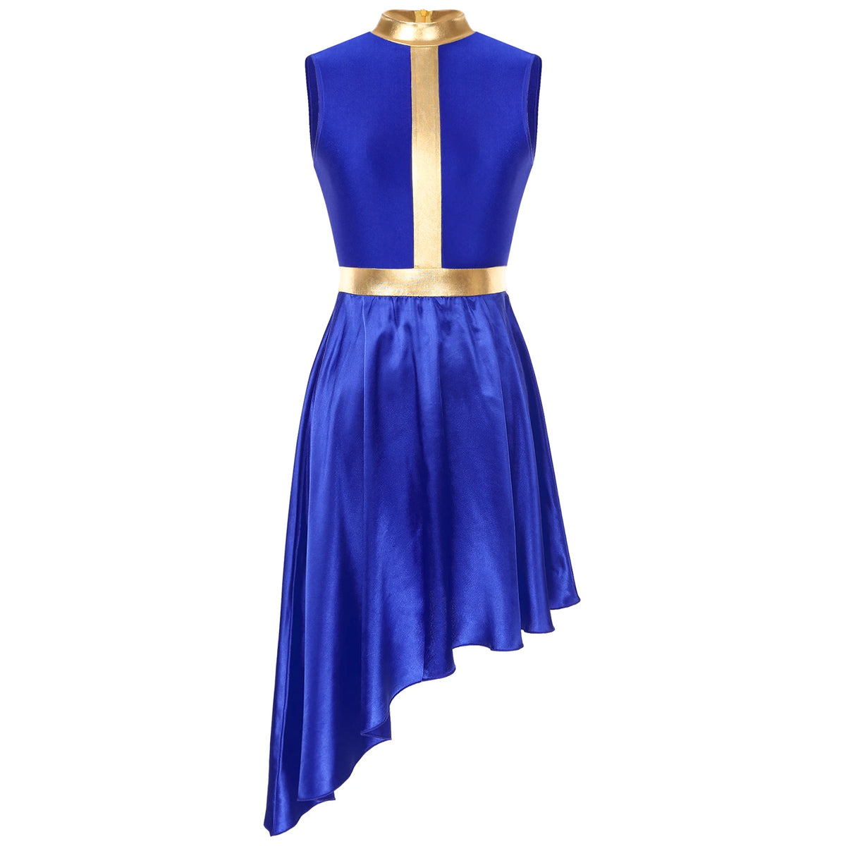 Halo Metallic Waist Lyrical Dance Dress