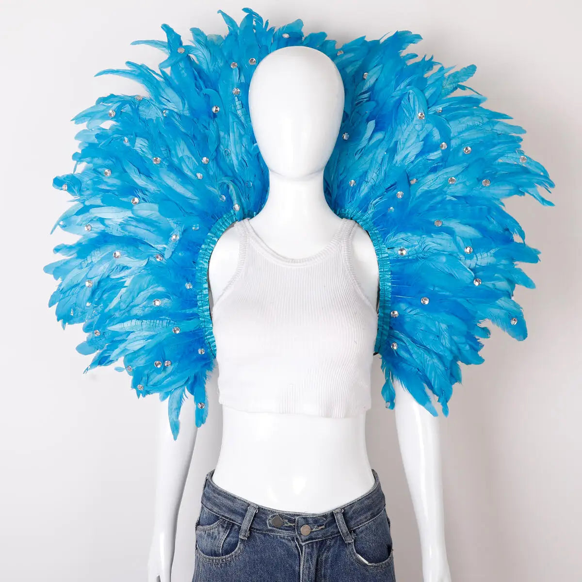 Oversized Feather Shoulder Wrap | Carnival & Stage | 29 Colours