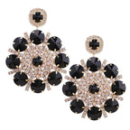 Pearl & Rhinestone Drop Earrings | 7 Colors