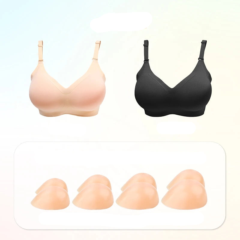 Silicone Breast Form Bra | Drag & Crossdress | B–E Cup
