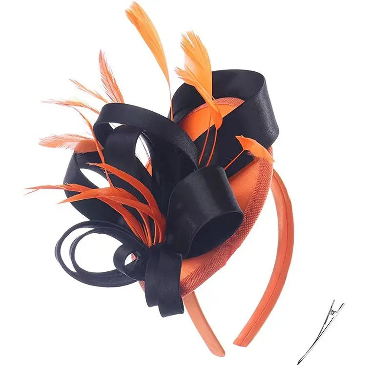 Feather Pillbox Fascinator Hat | Tea Party & Derby | 15 Colors