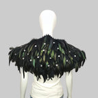 Feather Shawl - Stage Performance & Costume Accessory
