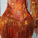Luxe Rhythm Fringe & Rhinestone Performance Set — Multi‑Color Variants (One Size Fits S–XL)