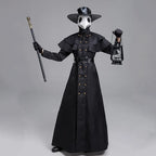 Plague Doctor Hooded Robe Costume | Medieval Cloak | S–5XL