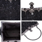 Vintage Beaded Evening Clutch | Sequin Crossbody Bag