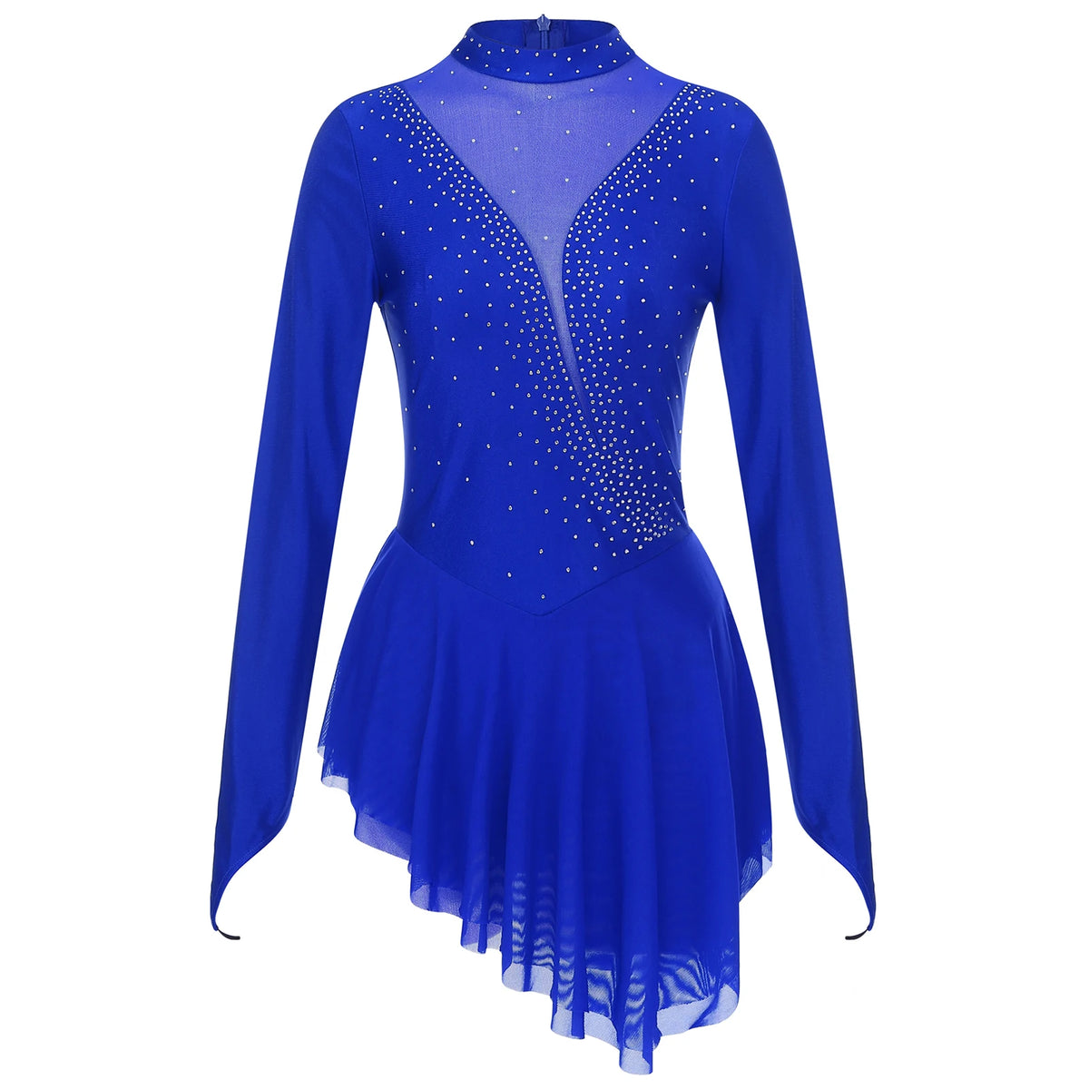 Aurora Rhinestone Lyrical Dance Leotard Dress