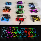 LED Light-Up Suspenders & Neon Bow Ties | Glow Party Accessories | 14 Styles