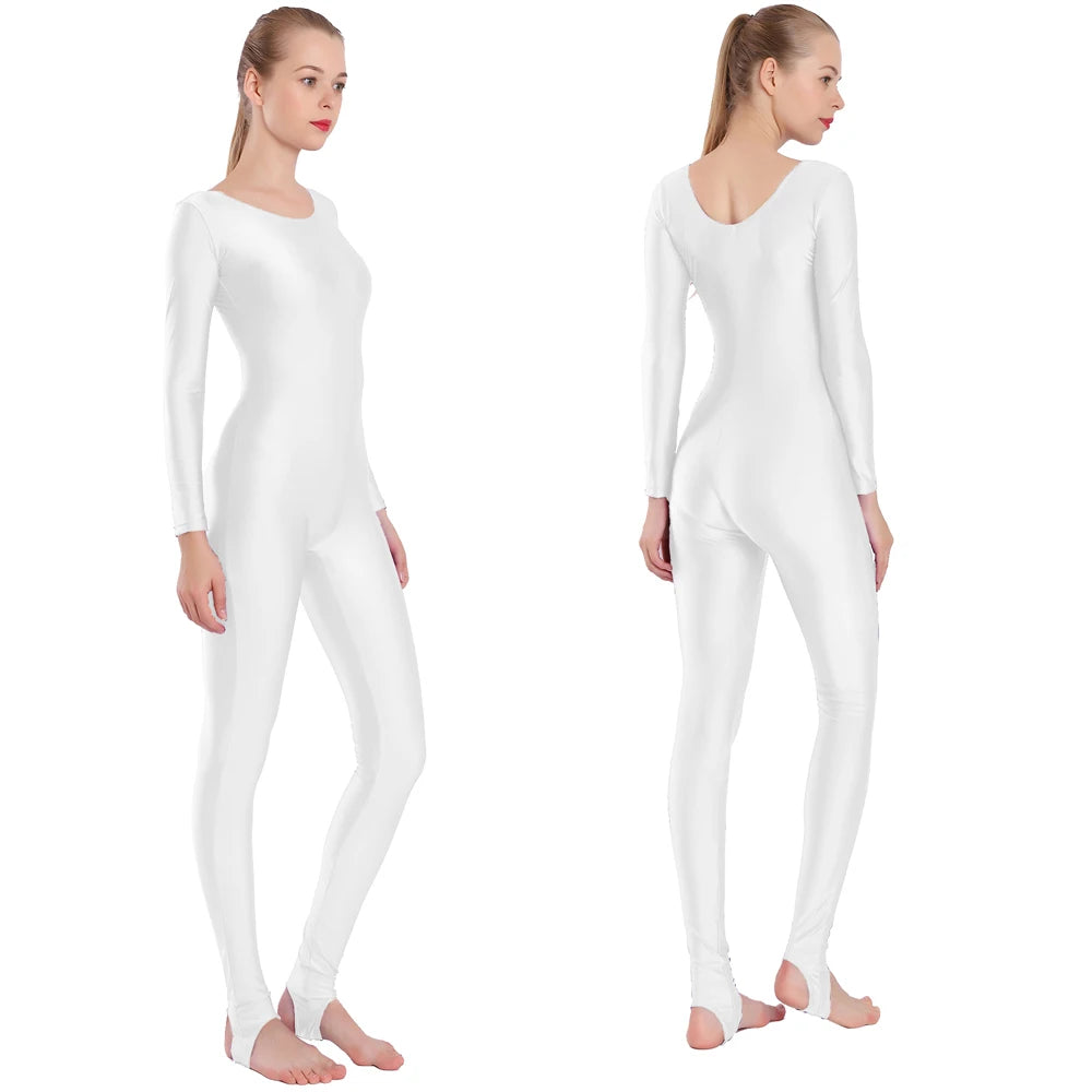 Dance Unitard | Long-Sleeve Scoop Neck