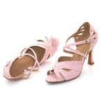 Latin Ballroom Dance Heels | Cuban Heel | Multi-Color
