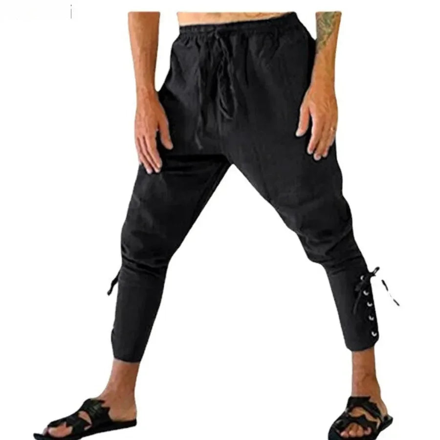 Men’s Pirate Trousers | Lace-Up Legs