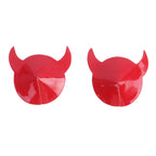 Devil Horn Nipple Pasties | Red | Gothic Stage